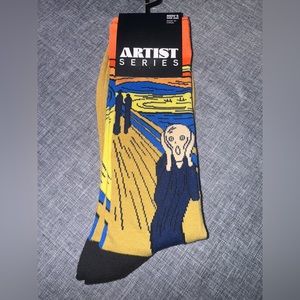 New Artist series The Scream Edward Munch 1893 Novelty socks fits sizes unisex